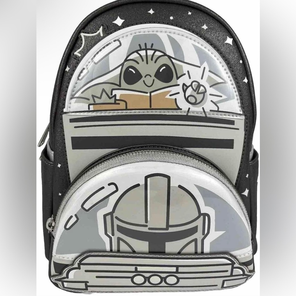 NWT Mandalorian Grogu Loungefly Mini Backpack